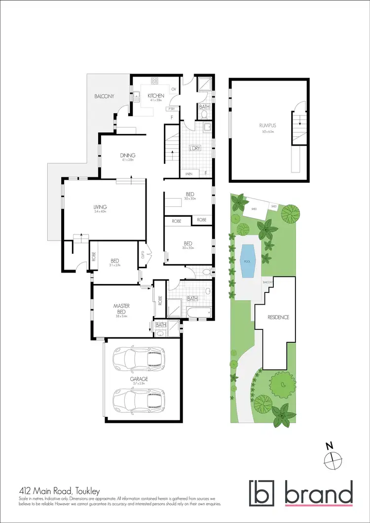 Floorplan of Homely house listing, 412 Main Road, Noraville NSW 2263