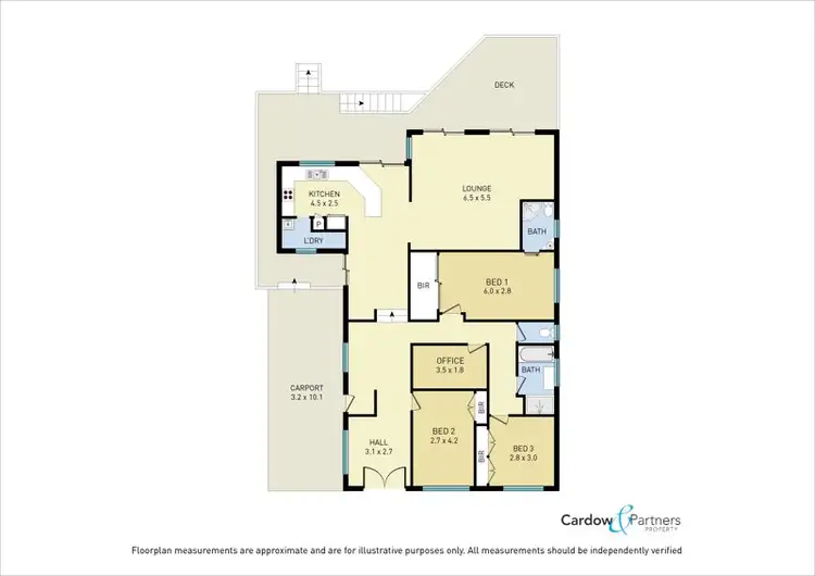 Floorplan of Homely house listing, 65 Tuckers Rock Road, Repton NSW 2454