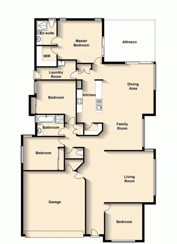 Floorplan of Homely house listing, 15 Gomana Street, Slacks Creek QLD 4127