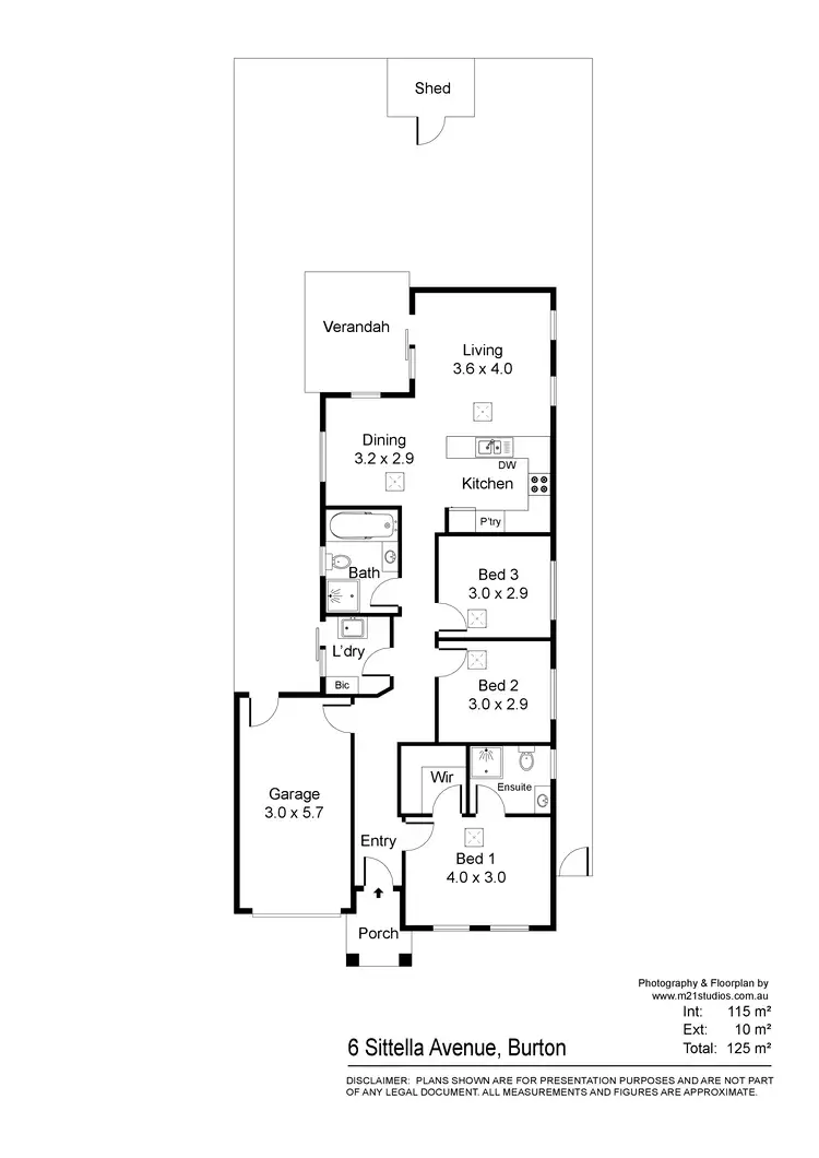 Floorplan of Homely house listing, 6 Sittella Avenue, Burton SA 5110