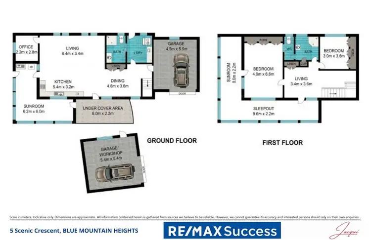 Floorplan of Homely house listing, 5 Scenic Crescent, Blue Mountain Heights QLD 4350