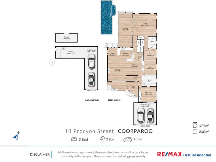 Floorplan of Homely house listing, 18 Procyon Street, Coorparoo QLD 4151