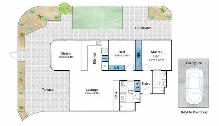Floorplan of Homely unit listing, 1/22 Armrick Avenue, Broadbeach QLD 4218
