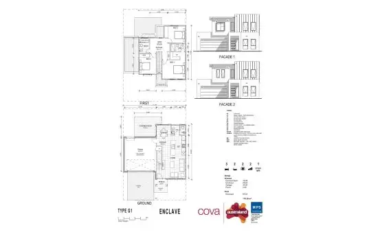 Floorplan of Homely townhouse listing, 31 azure way, Hope Island QLD 4212