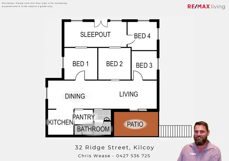 Floorplan of Homely house listing, 32 Ridge Street, Kilcoy QLD 4515