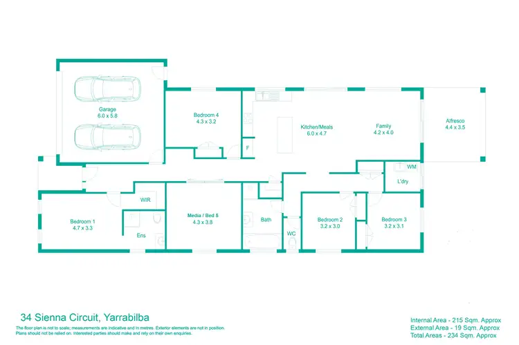 Floorplan of Homely house listing, 34 Sienna Circuit, Yarrabilba QLD 4207