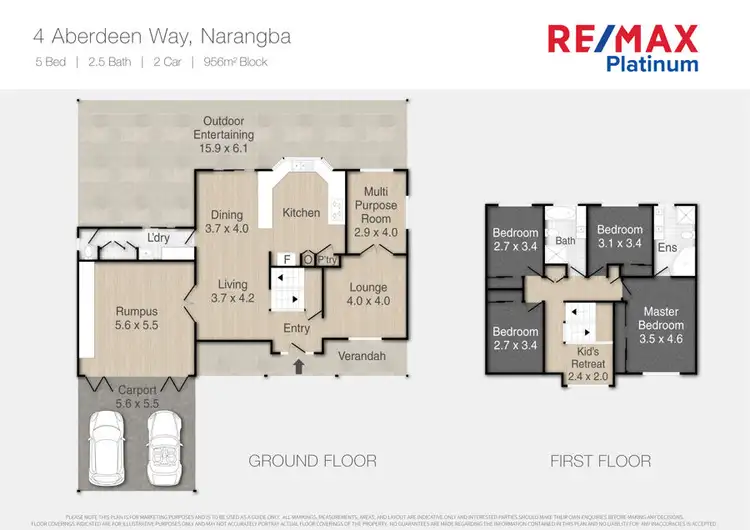 Floorplan of Homely house listing, 4 Aberdeen Way, Narangba QLD 4504