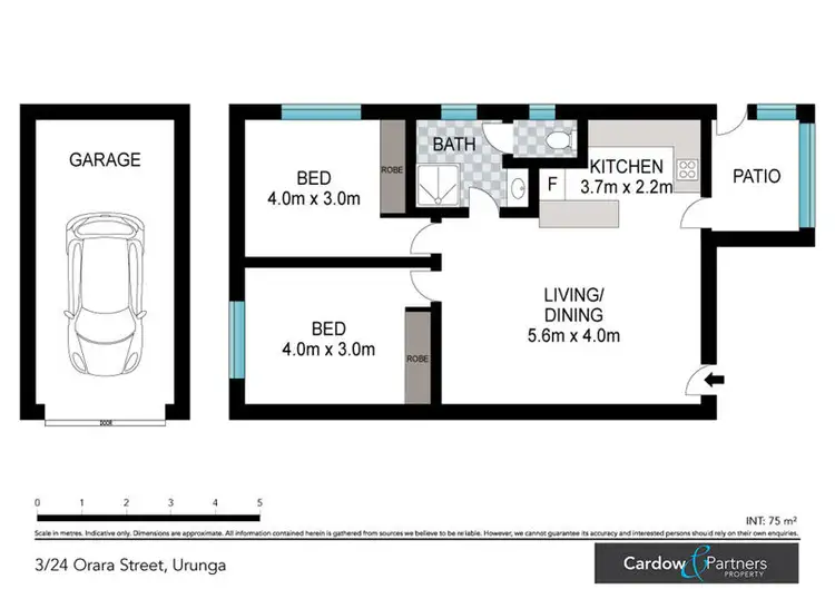 Floorplan of Homely unit listing, 3/24 Orara Street, Urunga NSW 2455