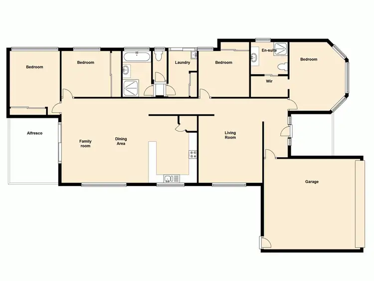 Floorplan of Homely house listing, 207 (175) Summerfields Drive, Caboolture QLD 4510