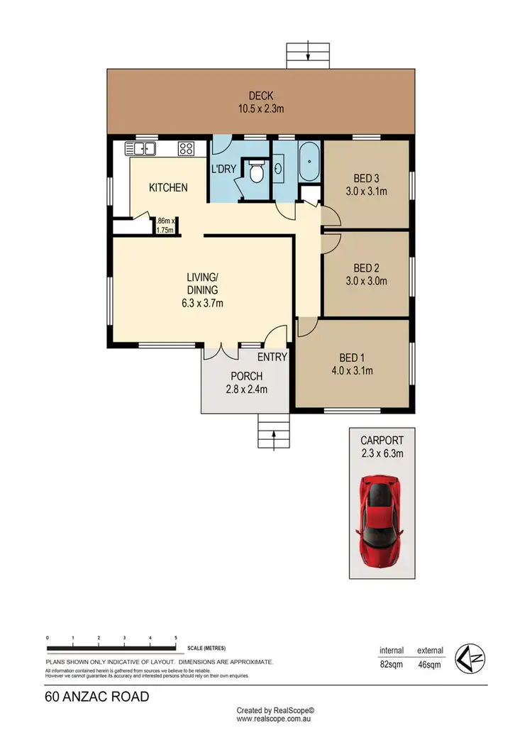 Floorplan of Homely house listing, 60 Anzac Road, Carina Heights QLD 4152