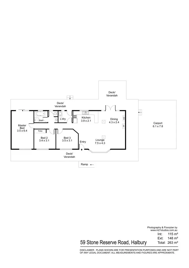 Floorplan of Homely house listing, 59 Stone Reserve Road, Halbury SA 5461