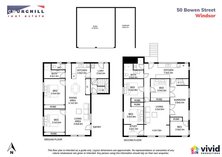 Floorplan of Homely house listing, 50 Bowen St, Windsor QLD 4030