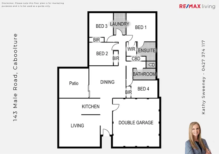 Floorplan of Homely house listing, 143 Male Road, Caboolture QLD 4510