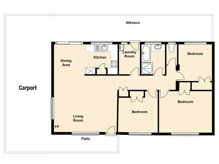 Floorplan of Homely house listing, 35 Claverton Drive, Deception Bay QLD 4508