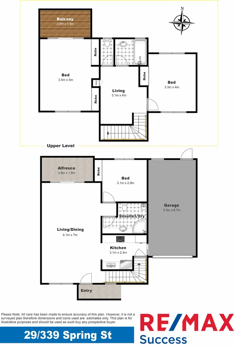 Floorplan of Homely unit listing, 29/339 Spring Street, Kearneys Spring QLD 4350
