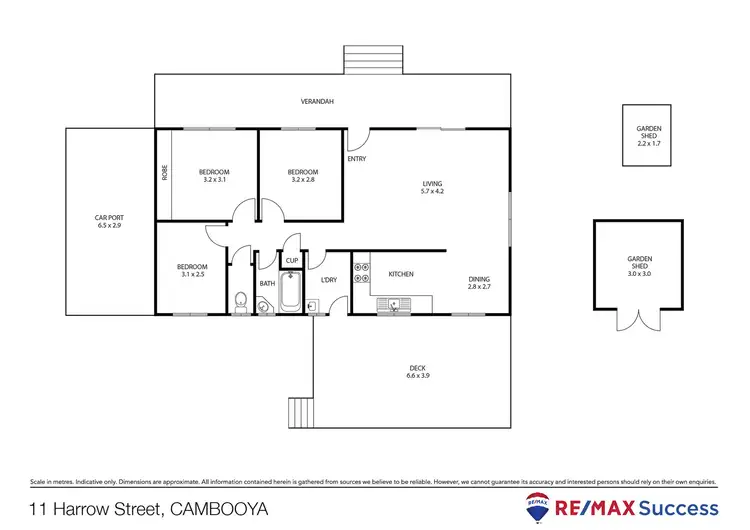 Floorplan of Homely house listing, 11 Harrow Street, Cambooya QLD 4358
