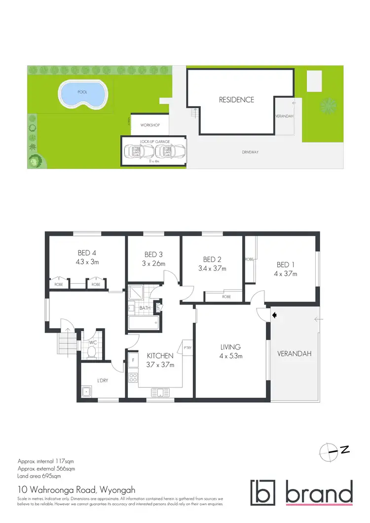Floorplan of Homely house listing, 10 Wahroonga Road, Wyongah NSW 2259