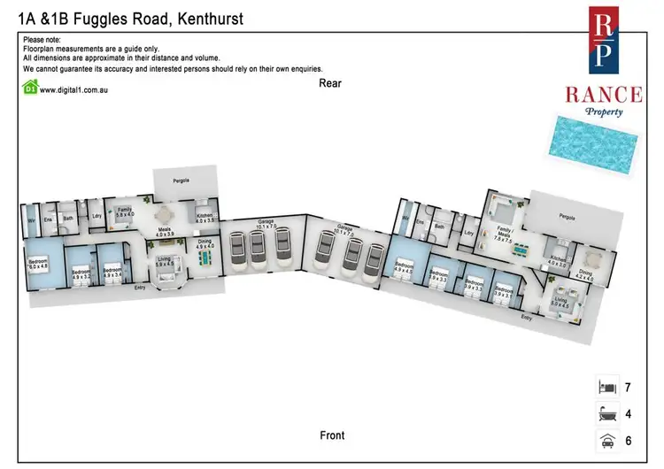 Floorplan of Homely house listing, 1a & 1b Fuggles Road, Kenthurst NSW 2156