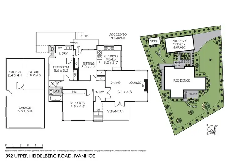 Floorplan of Homely house listing, 392 Upper Heidelberg Road, Ivanhoe VIC 3079