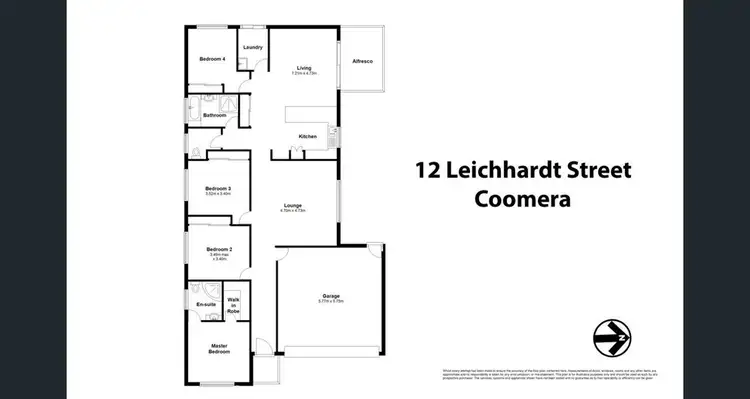 Floorplan of Homely house listing, 12 Leichhardt Street, Coomera QLD 4209