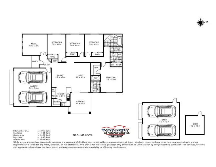 Floorplan of Homely house listing, 6 Carnamah Street, Cambooya QLD 4358