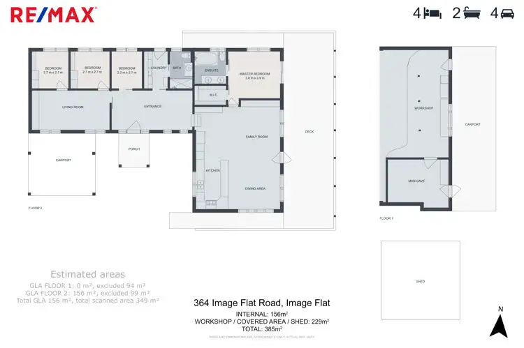 Floorplan of Homely house listing, 364 Image Flat Road, Image Flat QLD 4560