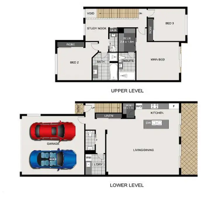 Floorplan of Homely townhouse listing, 30/15 Rand Place, Bridgeman Downs QLD 4035