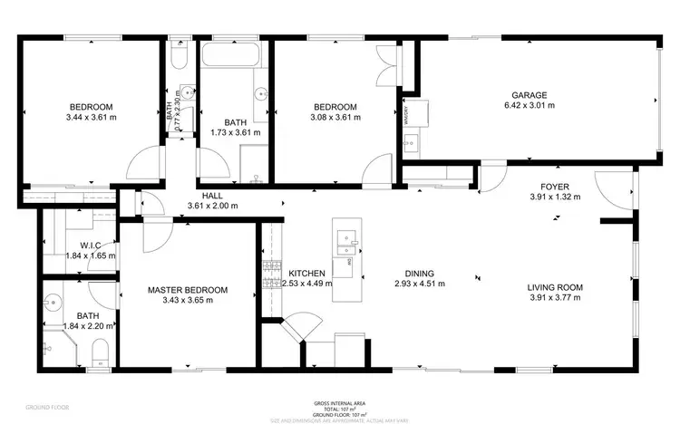 Floorplan of Homely house listing, 41 Alistair Street, Glenvale QLD 4350