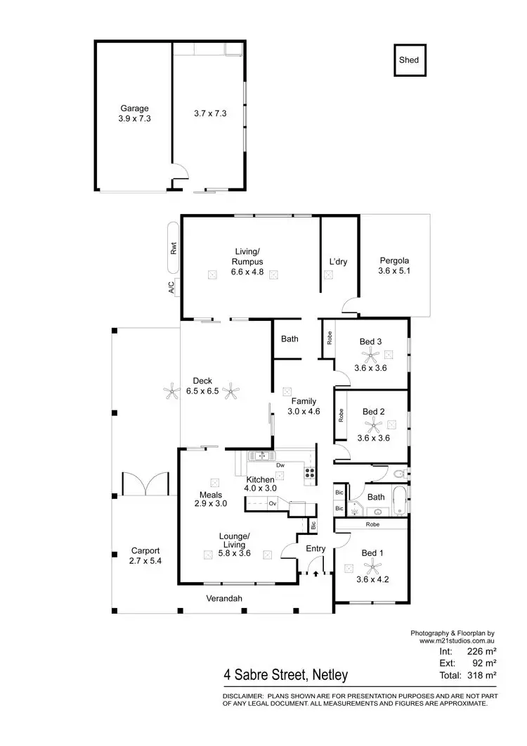 Floorplan of Homely house listing, 4 Sabre Street, Netley SA 5037