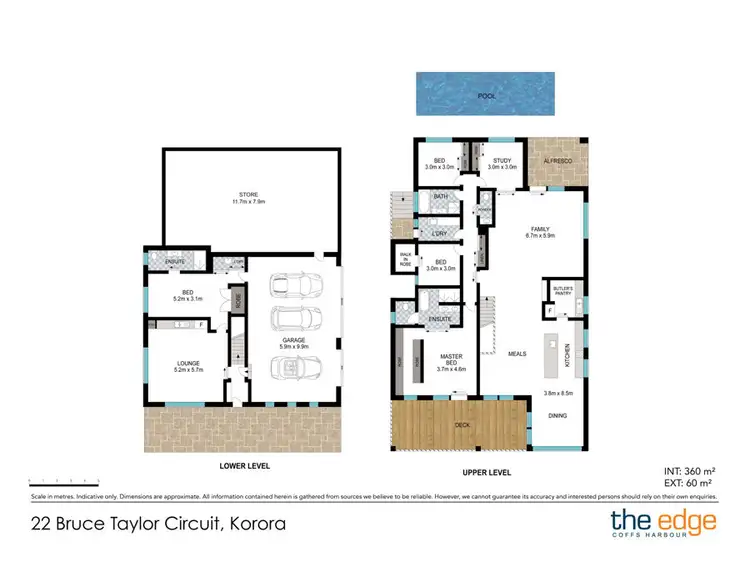 Floorplan of Homely house listing, 22 Bruce Taylor Circuit, Korora NSW 2450
