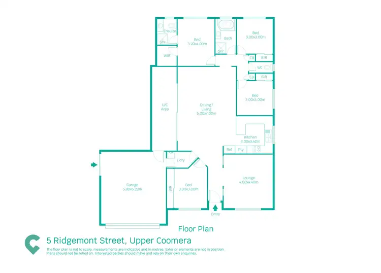 Floorplan of Homely house listing, 5 Ridgemont Street, Upper Coomera QLD 4209