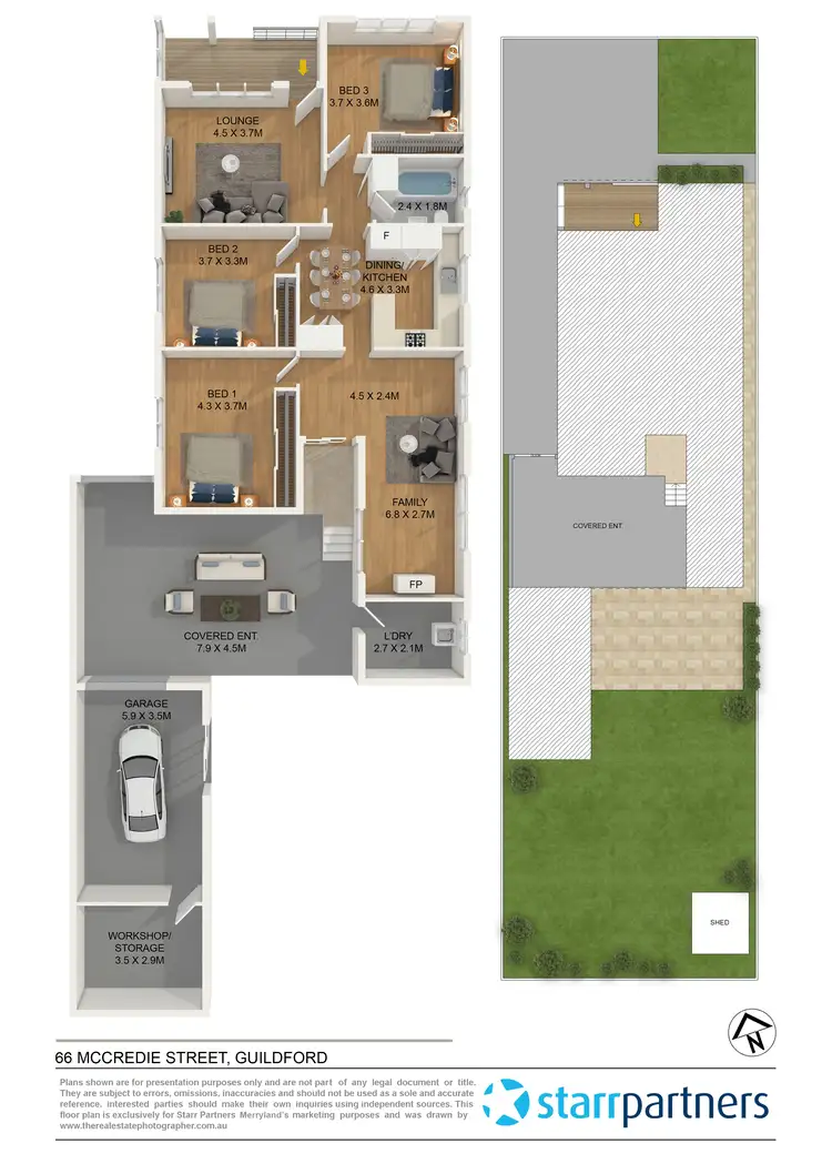 Floorplan of Homely house listing, 66 McCredie Road, Guildford NSW 2161