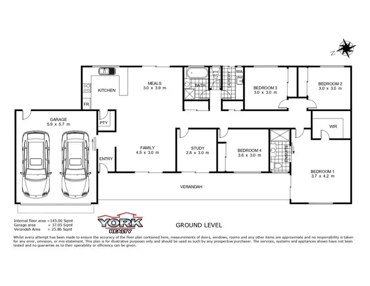 Floorplan of Homely house listing, 26 Portobello Road, Helidon Spa QLD 4344