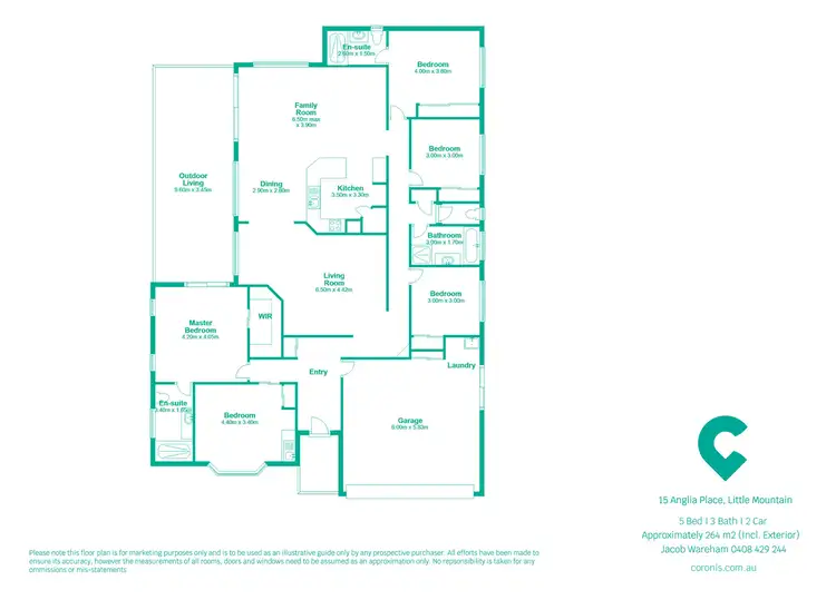 Floorplan of Homely house listing, 15 Anglia Place, Little Mountain QLD 4551