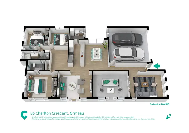 Floorplan of Homely house listing, 56 Charlton Crescent, Ormeau QLD 4208