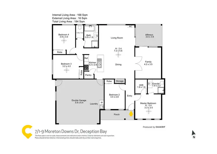 Floorplan of Homely house listing, 7/1-9 Moreton Downs Dr, Deception Bay QLD 4508
