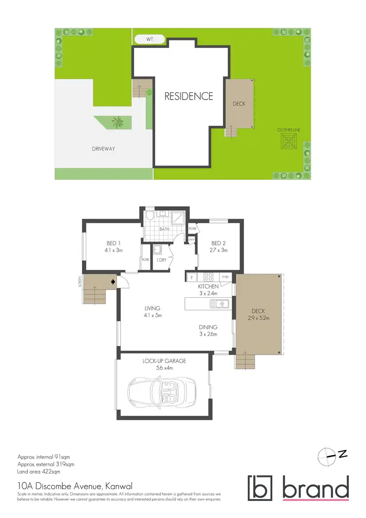 Floorplan of Homely house listing, 10a Discombe Avenue, Kanwal NSW 2259