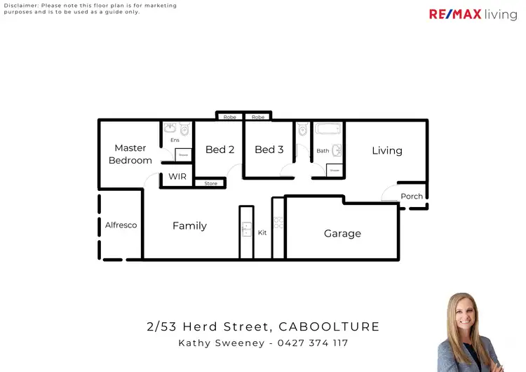 Floorplan of Homely house listing, 2/53 Herd Street, Caboolture QLD 4510