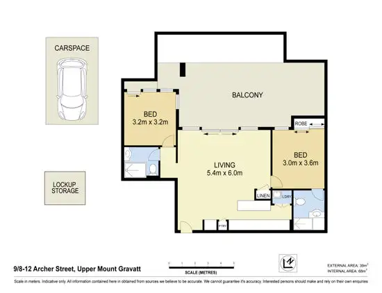 Floorplan of Homely unit listing, 9 /12 Archer Street, Upper Mount Gravatt QLD 4122