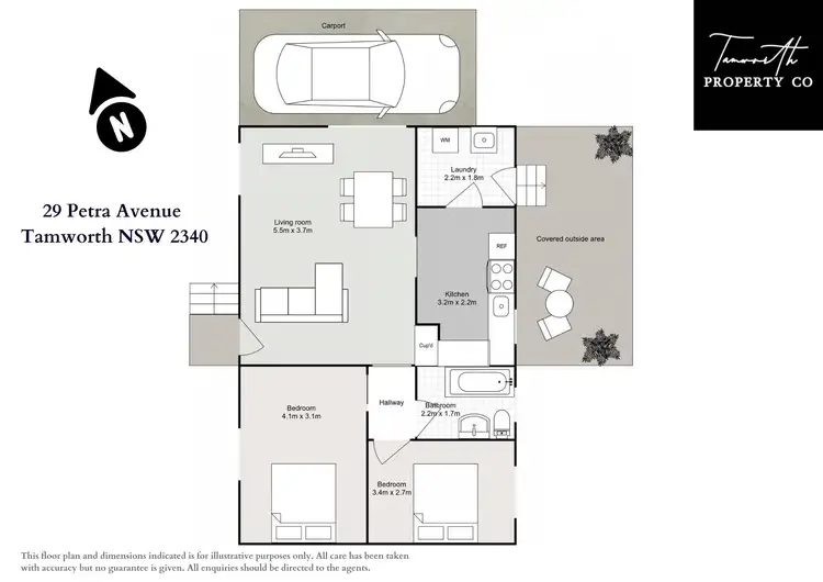 Floorplan of Homely house listing, 29 Petra Avenue, Tamworth NSW 2340