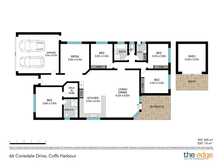 Floorplan of Homely house listing, 66 Coriedale Drive, Coffs Harbour NSW 2450