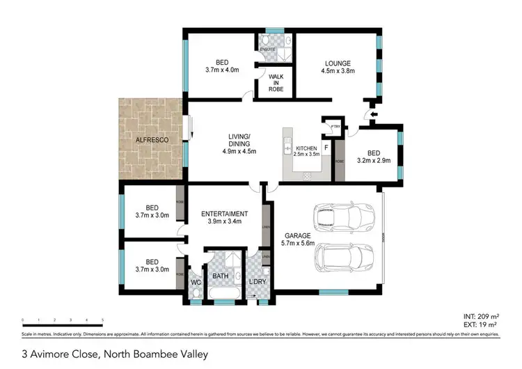 Floorplan of Homely house listing, 3 Avimore Close, North Boambee Valley NSW 2450