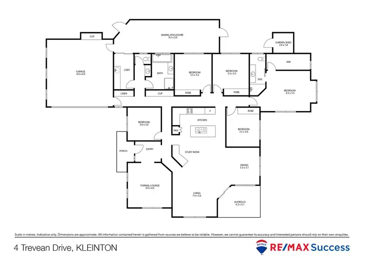 Floorplan of Homely house listing, 4 Trevean Drive, Kleinton QLD 4352