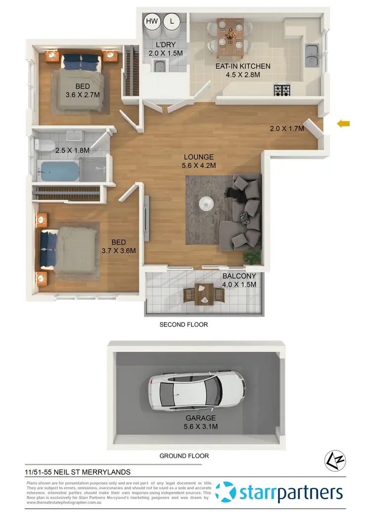 Floorplan of Homely unit listing, 11/51-55 Neil Street, Merrylands NSW 2160