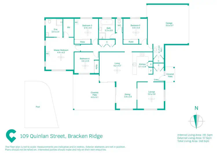Floorplan of Homely house listing, 109 Quinlan Street, Bracken Ridge QLD 4017