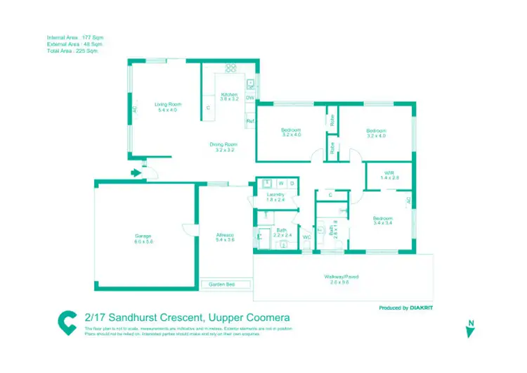 Floorplan of Homely house listing, 2/17 Sandhurst Crescent, Upper Coomera QLD 4209
