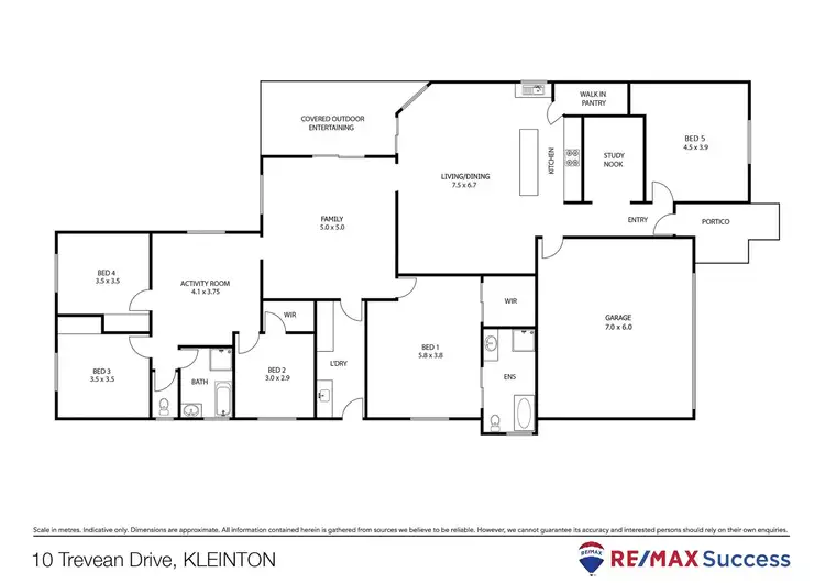 Floorplan of Homely house listing, 10 Trevean Drive, Kleinton QLD 4352