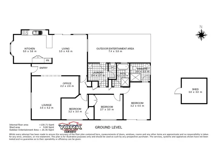 Floorplan of Homely house listing, 4 Hawker Street, Wilsonton QLD 4350