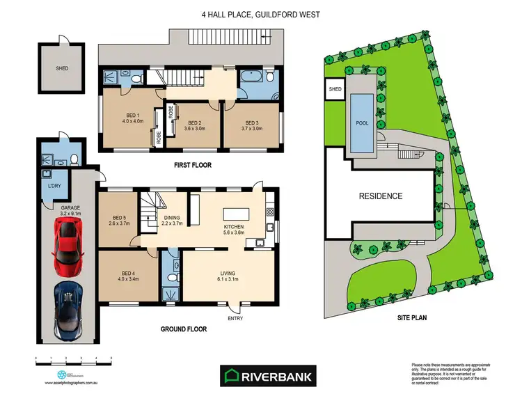 Floorplan of Homely house listing, 4 Hall Place, Guildford NSW 2161