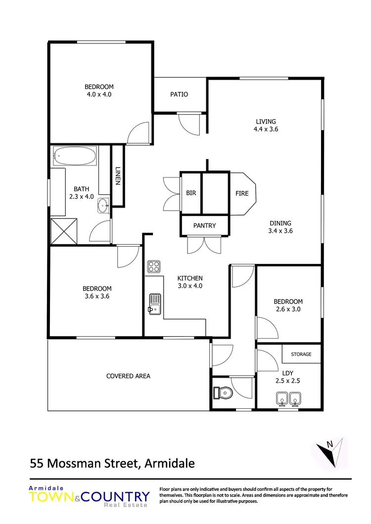 Floorplan of Homely house listing, 55 Mossman Street, Armidale NSW 2350